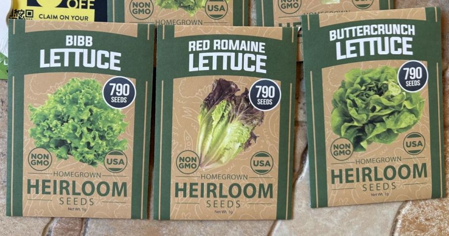 Up to 40% Off Heirloom Seeds on Amazon | Veggies & Herbs from $5
