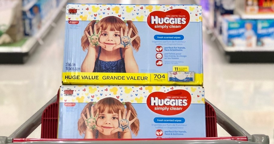 Huggies Simply Clean Baby Wipes 704-Count Box Just $12 Shipped on Amazon