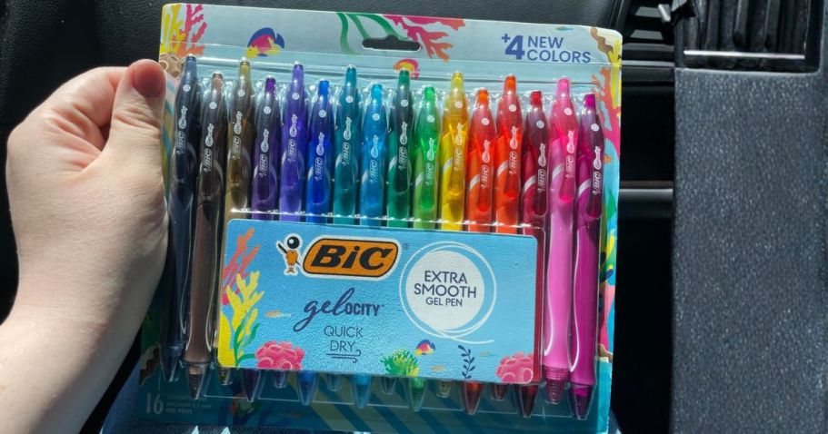 BIC Gel Pens 16-Pack Only $10.80 Shipped on Amazon (Reg. $27)
