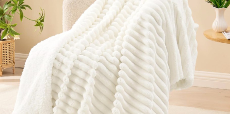 Sherpa Throw Blanket Only $9.79 Shipped for Amazon Prime Members (Reg. $24)