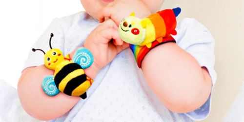Baby Wrist Rattle & Socks 4-Piece Set Just $9.48 (Reg. $16)
