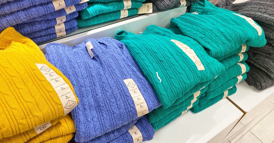 GO! Up to 85% Off JCPenney Women’s Sweaters | Prices from $5.69