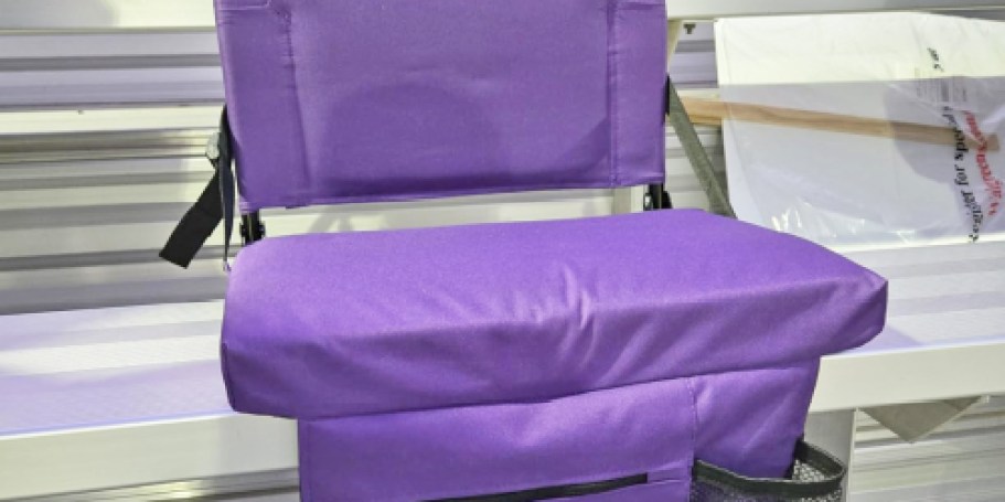 Foldable Stadium Seat w/ Cupholder Only $25.79 Shipped on Amazon (Reg. $43)