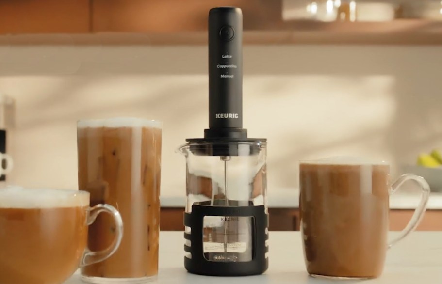 Keurig Frother & Cup Just $14.99 on Amazon (Reg. $30) – Makes Hot or Cold Foam