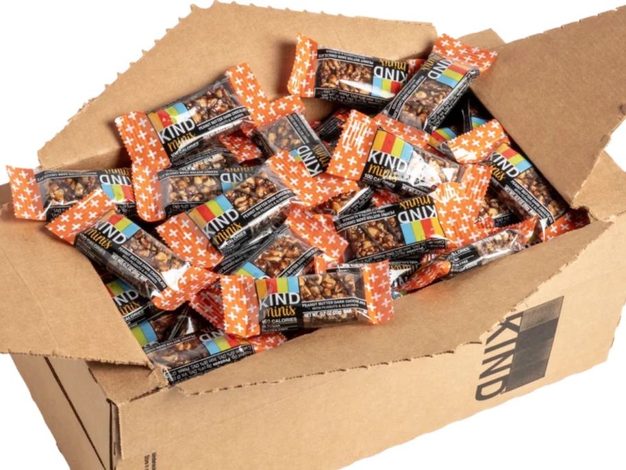 A big box of Kind mini bars