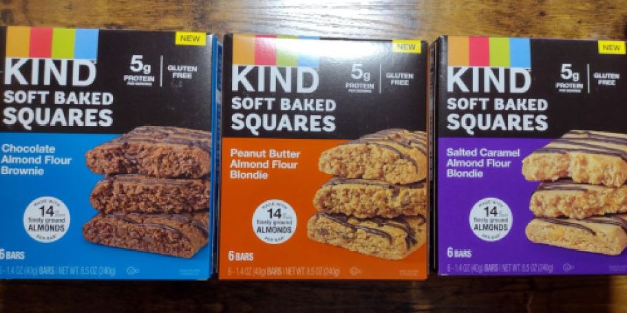 KIND Soft Baked Squares 18-Count Variety Pack Just $9.81 Shipped on Amazon (Reg. $20)