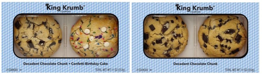 two King Krumb Cookies 2-Packs