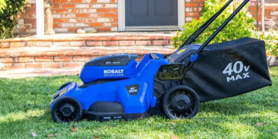 $100 Off Kobalt Battery Lawn Mowers + Free Delivery on Lowes.com