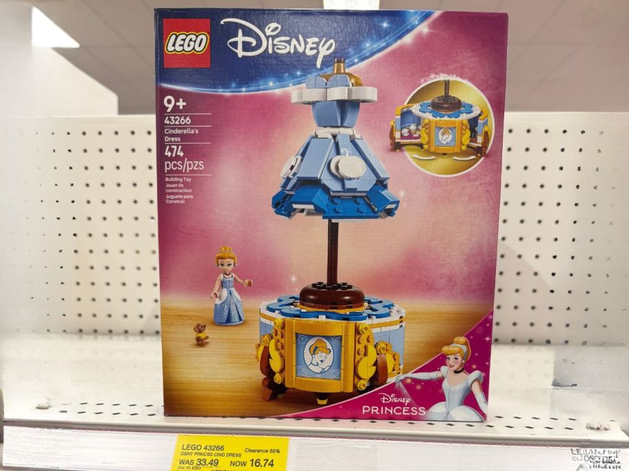 LEGO Disney Princess Cinderella's Dress on store shelf