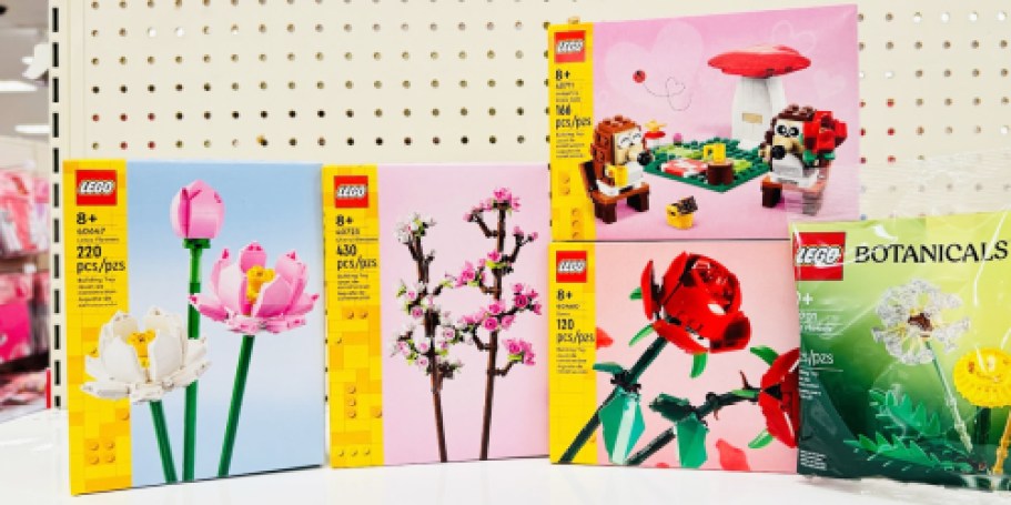 LEGO Valentine’s Day Sets from $9.91 (Gift Them Flowers That Live Forever!)