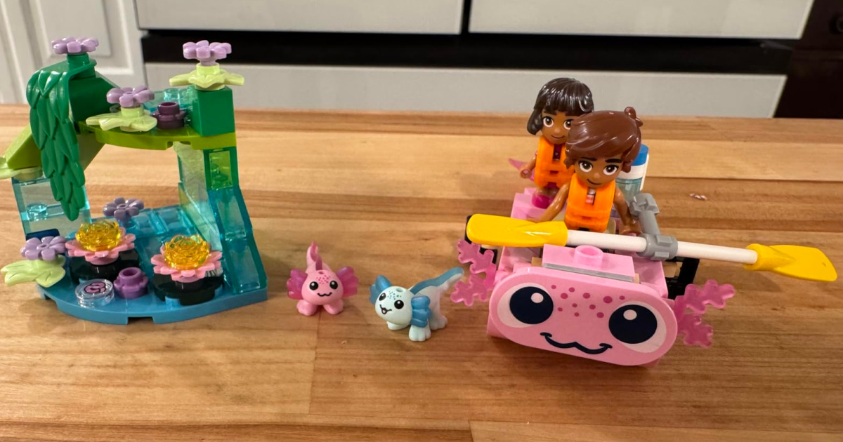 New LEGO Friends Axolotl Boat Set Just $9.97 (+ FREE Amazon Credit)