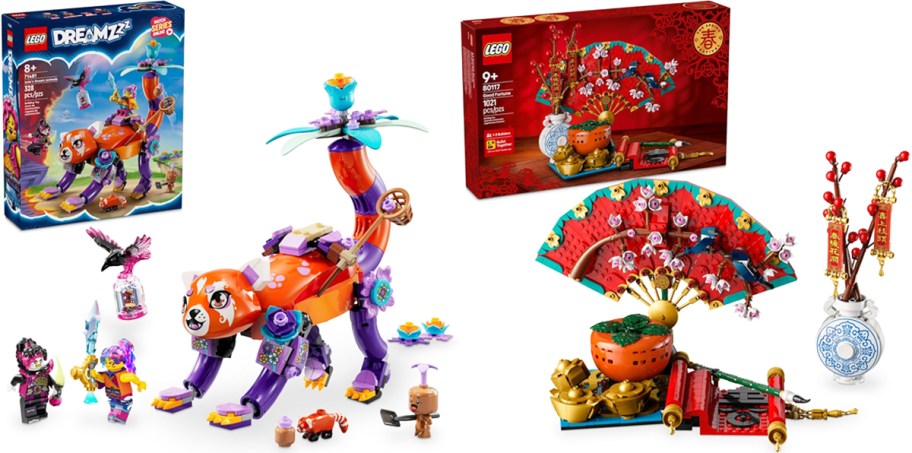 lego dream animals and good fortune sets