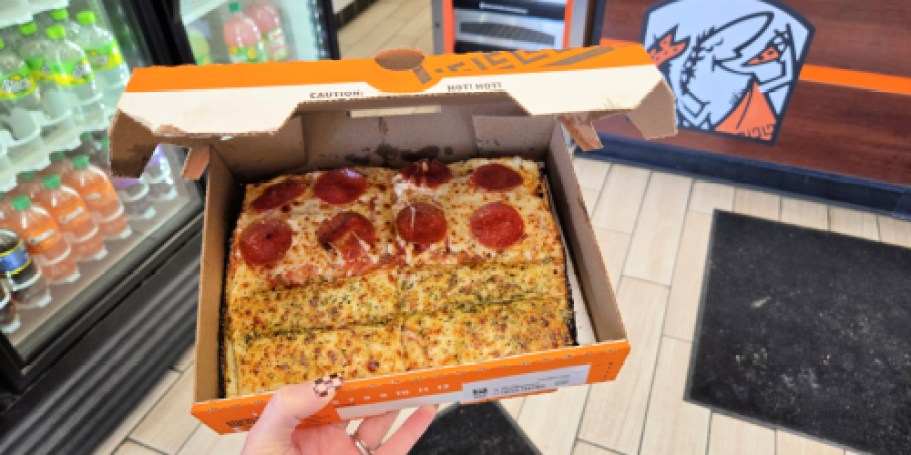 NEW Little Caesars Detroit-Style Slices-N-Stix Only $4.99