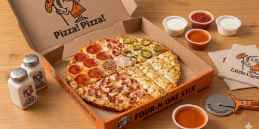 NEW Little Caesar’s Four-N-One Stix & Crazy Sauce Only $7.99