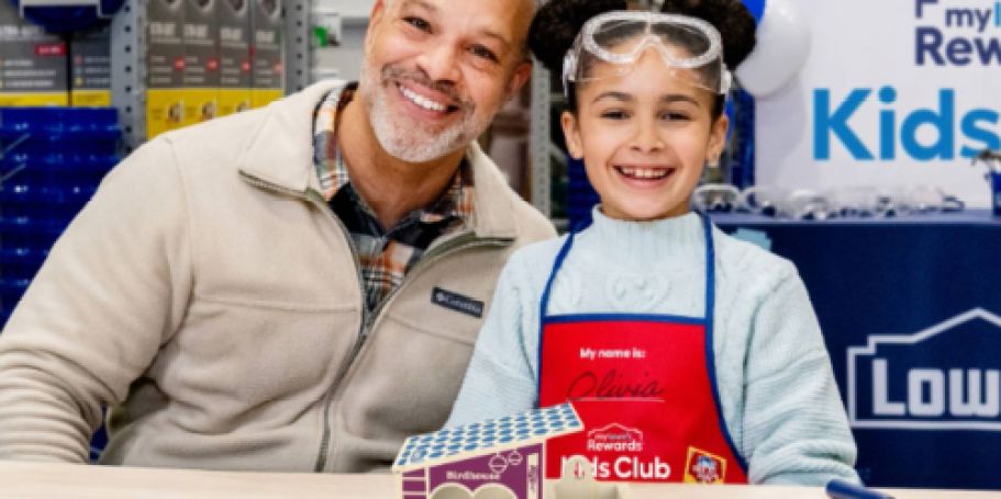 FREE Lowe’s Kids Workshop on 2/21 | Register Now to Make a Birdhouse