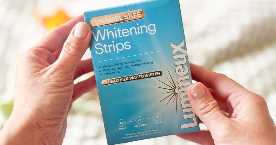 Lumineux Whitening Strips 21-Pack Just $31.49 Shipped on Amazon (White Teeth w/ No Sensitivity!)
