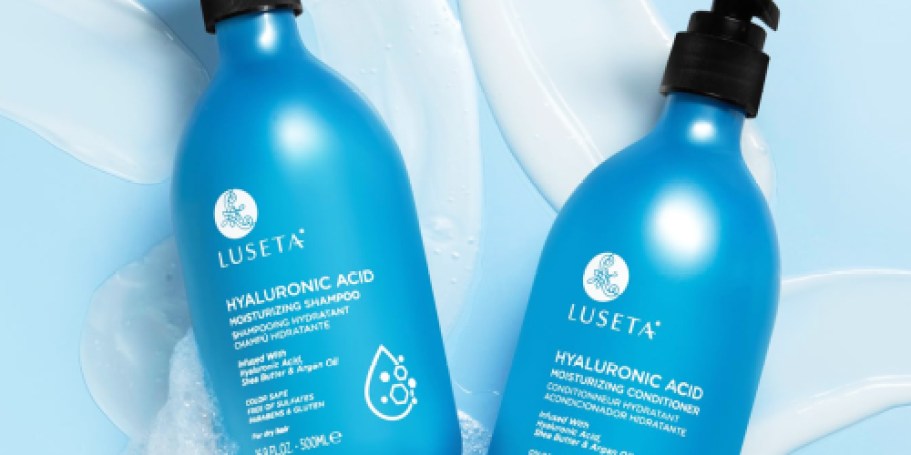 Get 50% Off Luseta Hyaluronic Acid Shampoo & Conditioner Set on Amazon