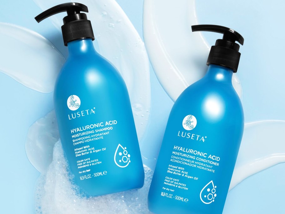Get 50% Off Luseta Hyaluronic Acid Shampoo & Conditioner Set on Amazon