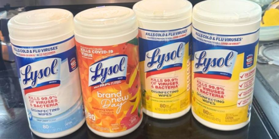 Over 55% Off Lysol Wipes When You Stock Up on Amazon