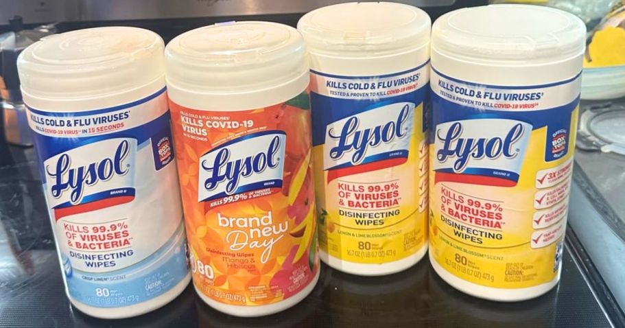 Over 55% Off Lysol Wipes When You Stock Up on Amazon