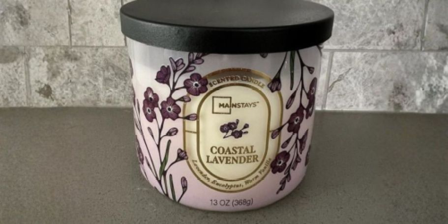 NEW Walmart Mainstays 3-Wick Jar Candles Only $5.97 (Six Perfect-for-Spring Scents!)