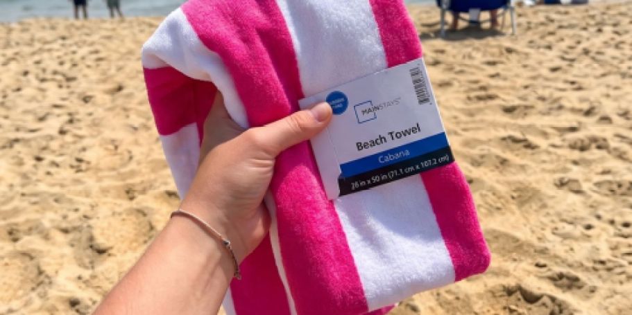 Mainstays Beach Towels from $3.74 Each on Walmart.com