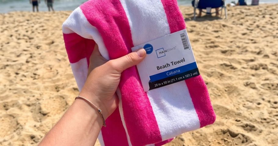 Mainstays Beach Towels from $3.74 Each on Walmart.com (Make It A Beach Day!)