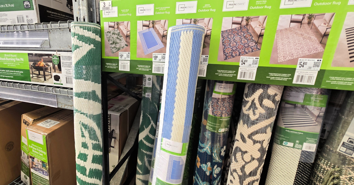 Outdoor Reversible 5×7 Rugs Just $19.88 at Walmart – Built to Resist Stains & Fading