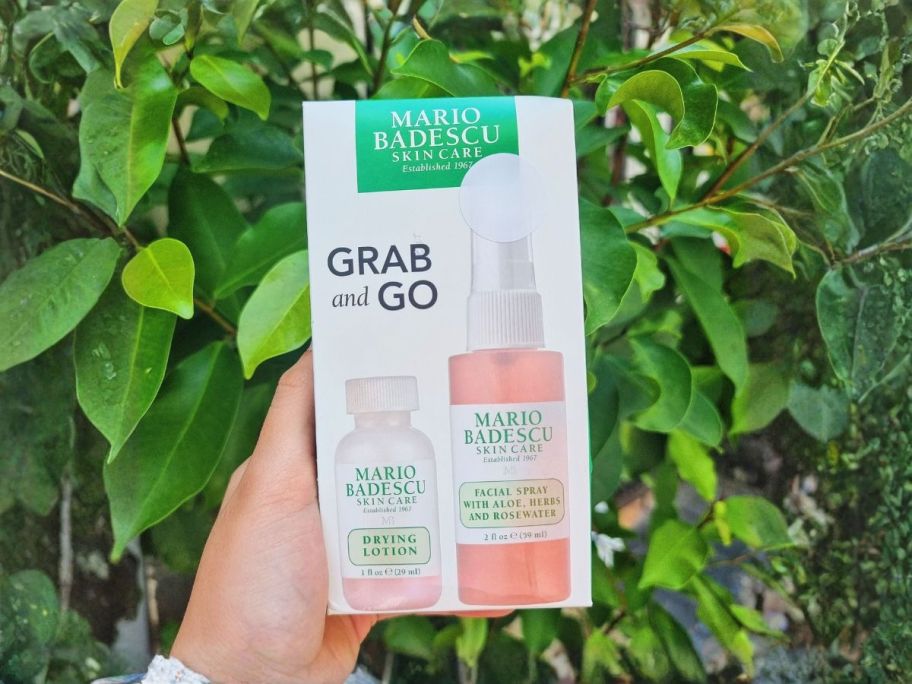 Get your hands on the Mario Badescu Grab & Go Travel Set