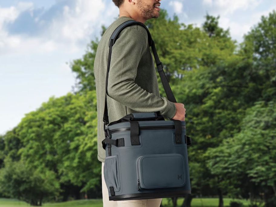 Man carrying a Member's Mark cooler Bag