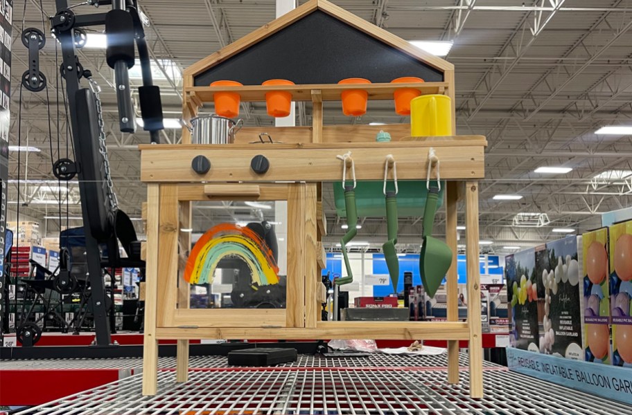 Members Mark Kids Outdoor Wooden Mud Kitchen