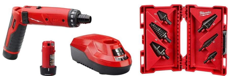 two different Milwaukee tools