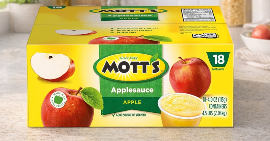 Mott’s Applesauce Cups 18-Count Only $5 Shipped on Amazon