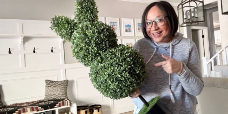 The My Texas House Bunny Topiary is Back w/ a Small Price Hop (& May Sell Out)