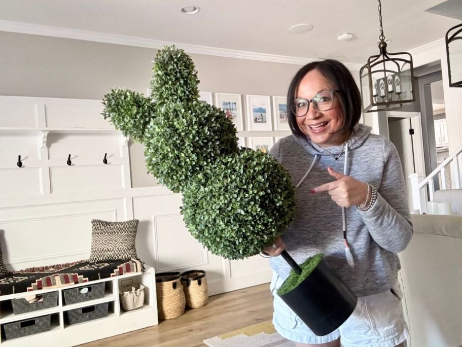 The My Texas House Bunny Topiary is Back w/ a Small Price Hop (& May Sell Out)