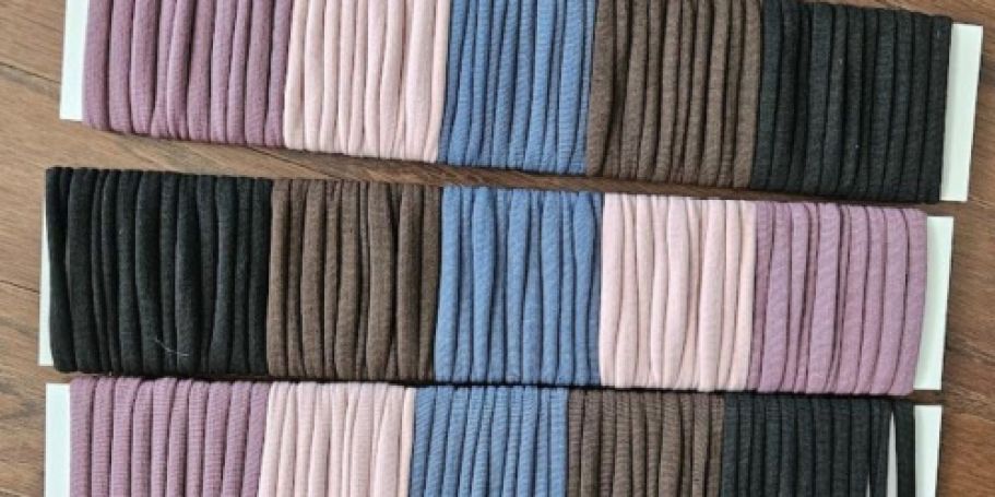 Seamless Elastic Hair Ties 150-Count Just $2.99 on Amazon (Reg. $6)
