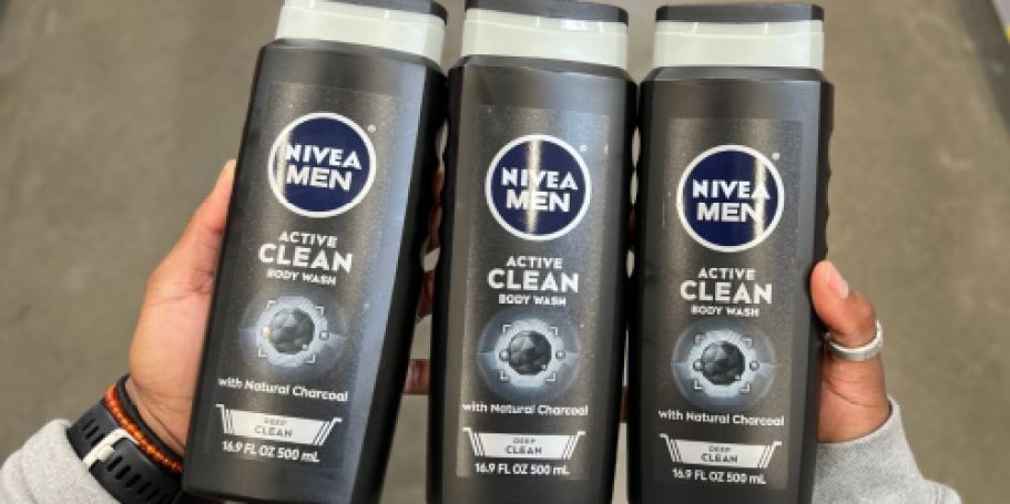 NIVEA Men’s Body Wash 3-Pack Only $8.55 Shipped on Amazon