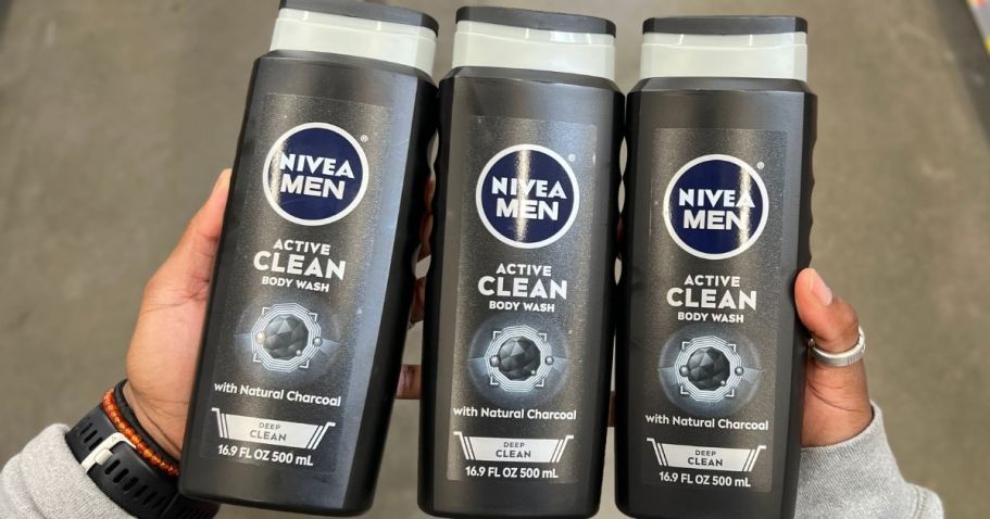NIVEA Men’s Body Wash 3-Pack Only $8.55 Shipped on Amazon