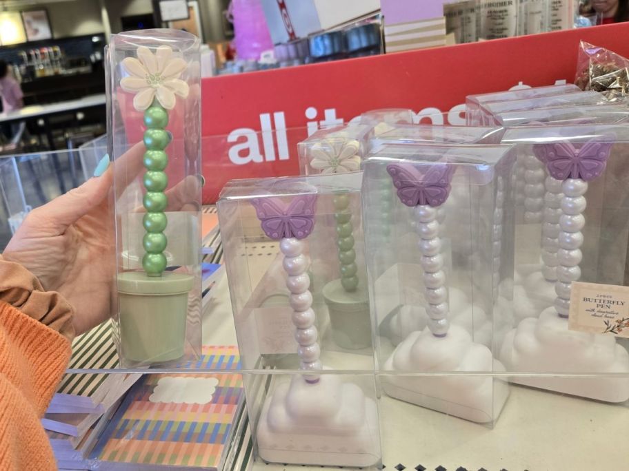 Novelty Butterfly Pens in store