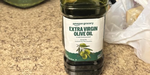 Amazon Grocery Extra Virgin Olive Oil 51oz Bottle Just $8.55 Shipped