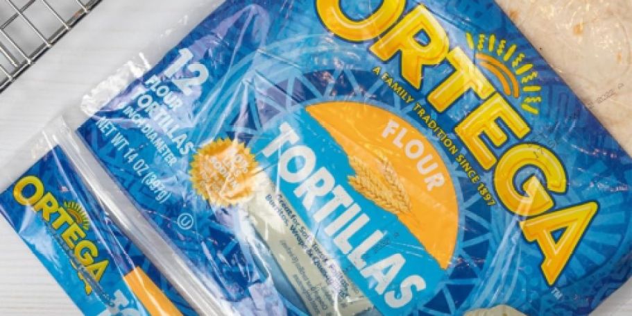 Ortega Flour Tortillas 6-Inch 12-Count Just $2.42 Shipped on Amazon (Reg. $5)