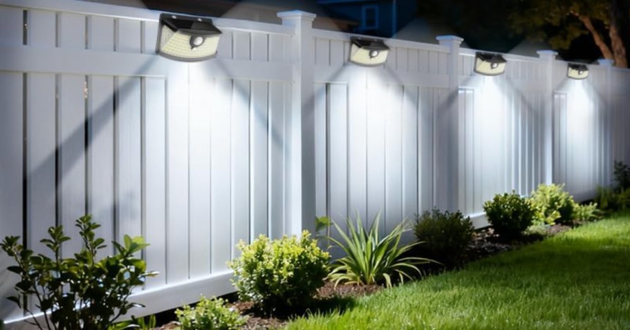 Solar Outdoor Motion Sensor Lights 6-Pack Only $20.78 on Amazon (Reg. $38)