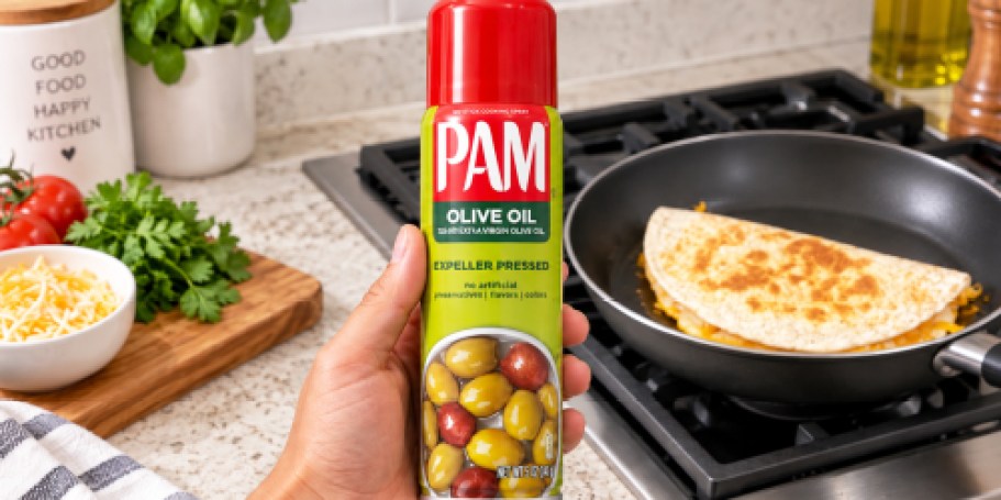 PAM Olive Oil Cooking Spray Just $2.24 Shipped on Amazon