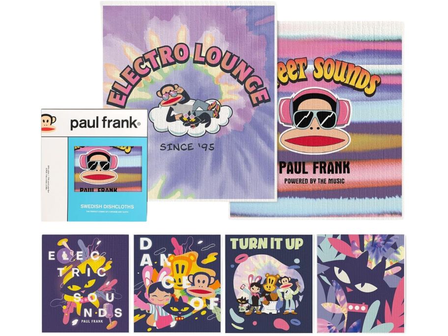 Paul Frank Swedish Dishcloths 6-Pack