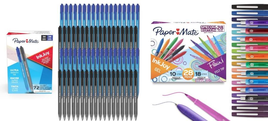 two stock images of Ink Joy pens