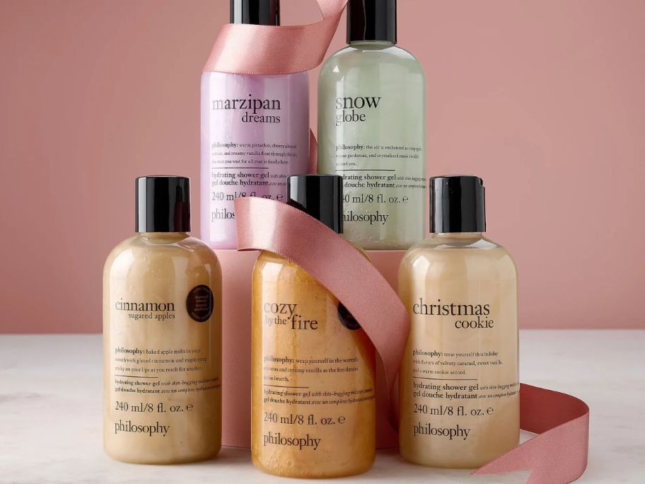 philosophy 8oz Seasonal Shower Gel 5-Piece Set