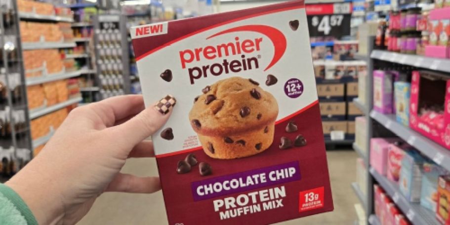 New Premier Protein Muffin Mix Hits Walmart with Cash Back Offers