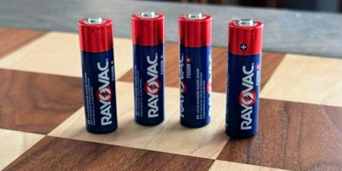 Rayovac AA Batteries 16-Count Only $4.99 Shipped (Reg. $16)