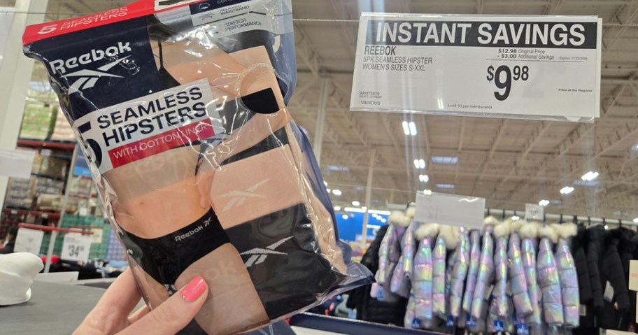 Reebok Women&rsquo;s 5-Pack Seamless Hipsters