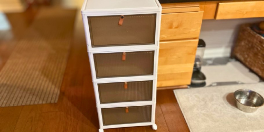 Score 50% Off This Rolling Stackable Storage Bin on Amazon – Just $27.99 Shipped!